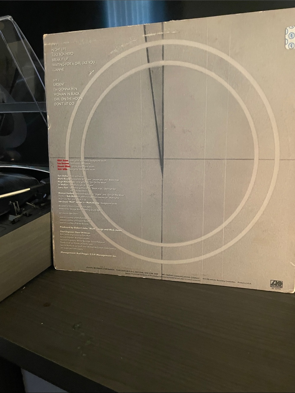 Foreigner – 4 Vintage Vinyl LP (1981) – Tested & Plays Great – Original Pressing - Picture 4 of 4